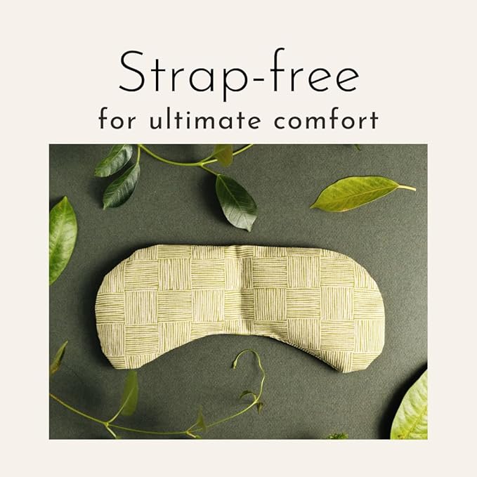 Slow North Eye Mask A Natural Remedy for Better Sleep, Reduced Eye Strain & Migraine Relief - Handmade in The USA - Hot and Cold Therapy