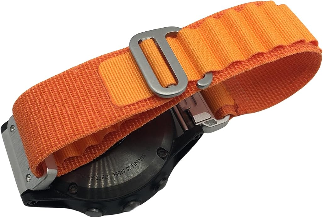 Custom Fit by Wrist Size, Small & Large Wrists, for Garmin Nylon Watch Band –– Compatible with QuickFit 20mm / 22mm / 26mm, Fenix 7, Instinct 2X, Forerunner, Epix, Tactix, MARQ, quatix, Approach