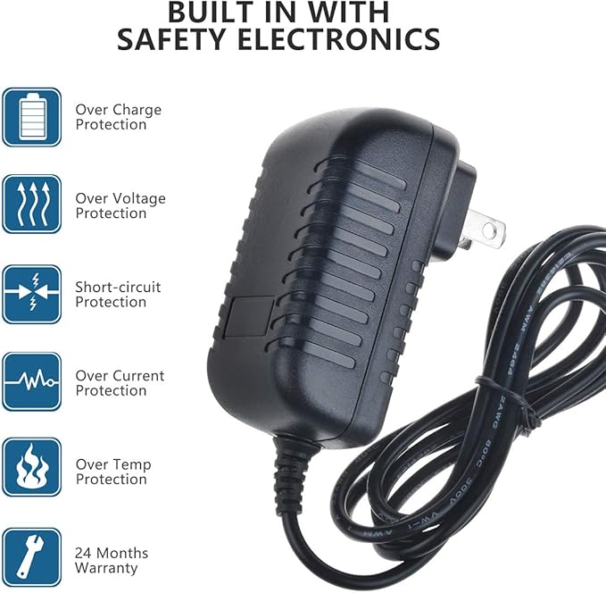 AC Adapter Charger for Hyperice Vyper 2.0# 30000 001-00 Foam Roller Vibrating Fitness Roller Power Supply