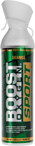 Boost Oxygen Large Sport Orange Aroma 10L Canister | Respiratory Support for Aerobic Recovery, Altitude, Performance & Health (1 Pack)