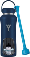 DYLN Hydrogen Water Bottle | Create Hydrating Alkaline Hydrogen-Rich Water Up to 9 pH | Vacuum Insulated Stainless Steel Water Bottle | Keeps Water Cold for 24 Hours