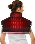 CooCoCo Heating Pad for Neck and Shoulders and Back Pain Relief, 23.6" x 17.4" Heatd Pad for Upper Back, 5 Modes Neck Haet Pad, Use for Home and Office