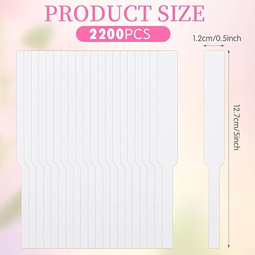 2200 Pieces Perfume Test Strips White Perfume Paper Strips Premium Fragrance Test Strips for scents and Essential Oils