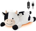 Cow Heating Pad for Period Cramps Menstrual Pain Relief, Portable Electric Heat Pads USB Powered, Cute Stuff Cow Plush Heated Stuffed Animals Gift, Gifts for Women Teen Girls Birthday Christmas Easter