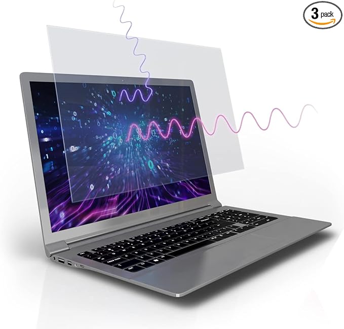 Anti Blue Light Screen Protector (3 Pack) for 11.6" Lenovo Chromebook, 11.6" Acer Chromebook, 11.6" Asus Chromebook, 11.6" Samsung Chromebook, 11.6" Dell Chromebook, 11.6" HP Chromebook