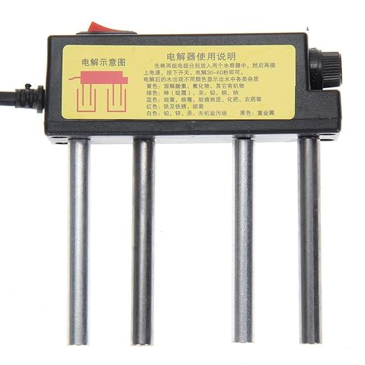 WaterTDS Tester,Electrolyzer Quick Water Quality Testing Electrolysis Iron Bars TDS Tester