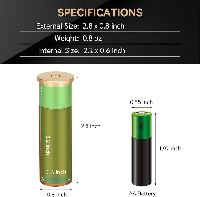 Tactical Mini Pill Case, Durable Metal Small Pill Holder for Pocket or Purse, Waterproof Medicine Bottle for Travel, EDC, Outdoors - Orange