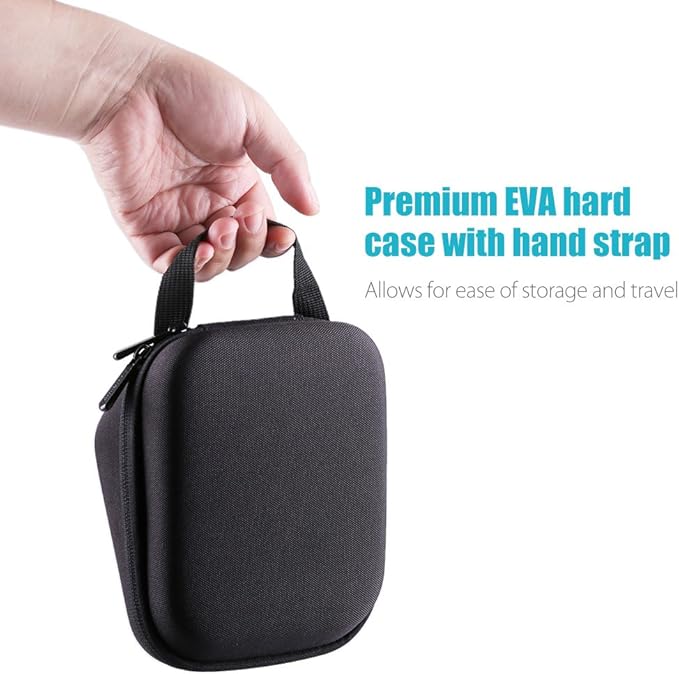 LotFancy Hard Case Travel Bag for Omron BP742N 5 Series Upper Arm Blood Pressure Monitor with Cuff that fits Standard and Large Arm