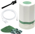 EZ Grind Electric Pill Crusher – Automatic Medication Grinder for Tablets & Vitamins – Rechargeable, Easy to Use, Stainless Steel Blade, Safe & Consistent Results (Green)