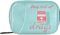 Pill Organizer Pill Box 7 Day Pill Case Bag Travel Pill Organizer Bag with Zipper Portable Weekly Case Compact Size for Vitamins Supplement Holder