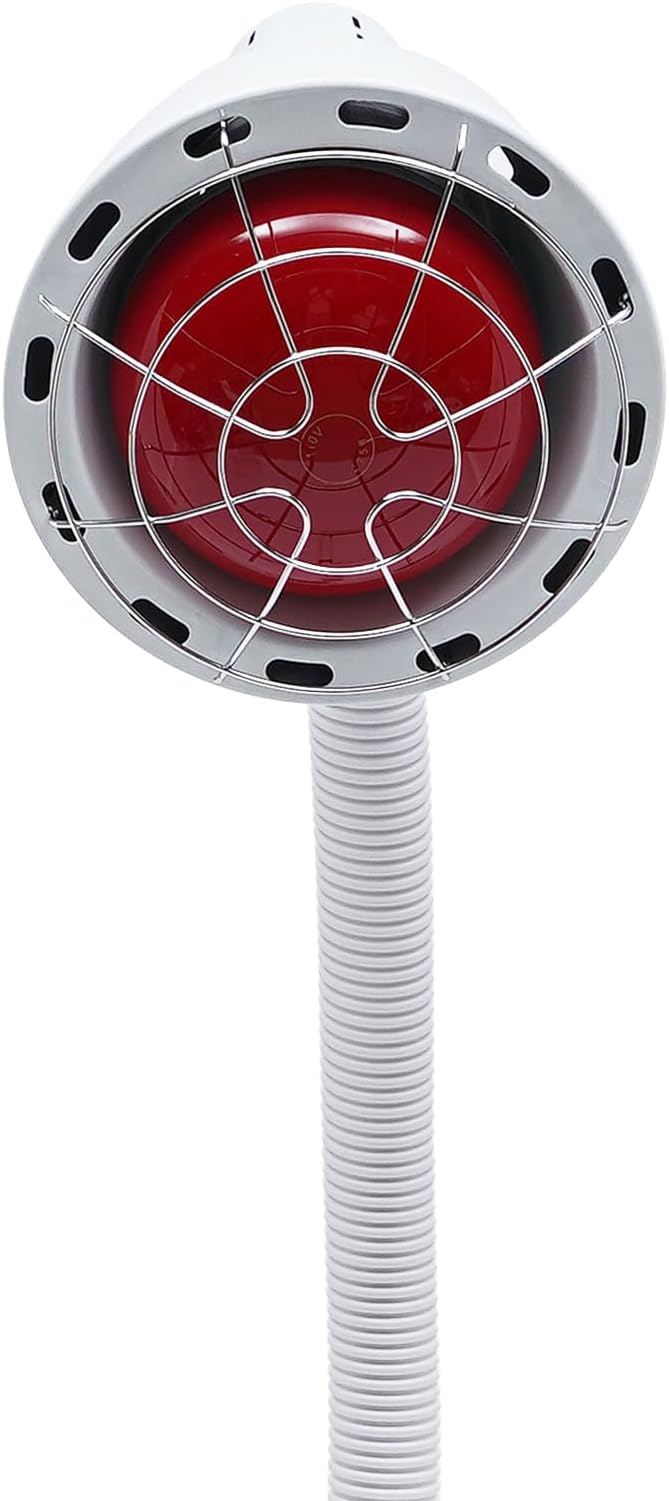 Infrared Light,275W Near Red Infrared Heat Lamp for Relieve Pain and Muscle Aches,with Flexible Arm and Remove Control Standing Lamp