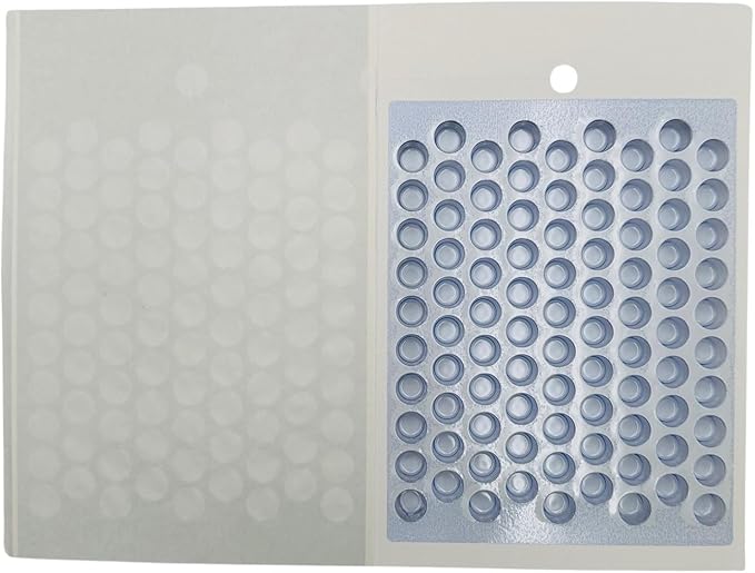 90 Day / 3 Month Cold Seal Medication Pill Blister Cards, One Piece Disposable Easy to Use Blister Pack for Pill, Medicine and Vitamins, Ideal for Summer Camps, Pharmacists, Caregivers (Pack of 12)