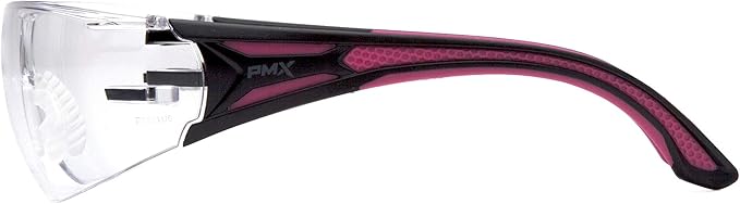 Pyramex Endeavor Plus Safety Glass Black/Gray Frame With Foam Padding Clear H2MAX Anti-fog Lens