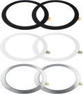 TENOC Universal Metal Ring Sticker for Magnetic Charger Compatible with iPhone/Samsung/Android All Cellphones, Magnetic Mount/Phone Holder Conversion Accessories, 6Pcs