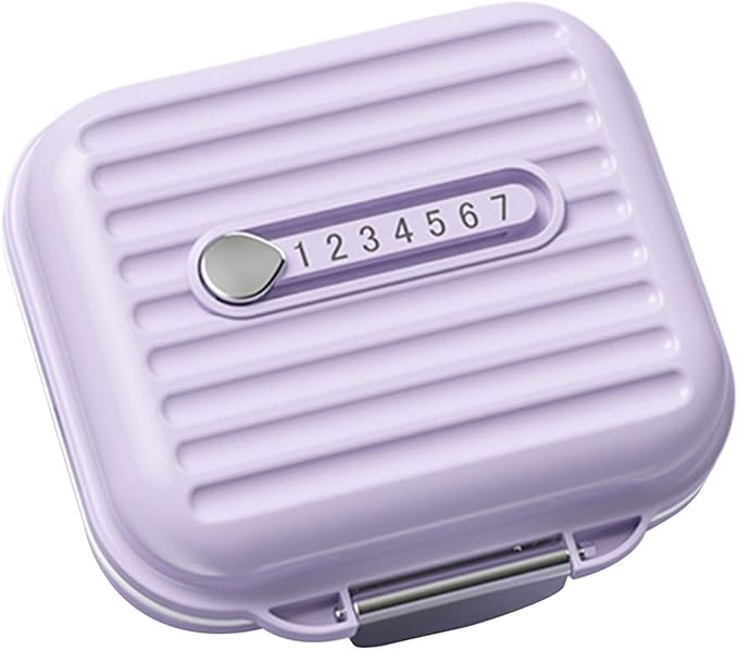 Pills Container Travel Pills Box with 7 Compartment Small Pills Organizers Jewelry Storage Box Box Pills Holder