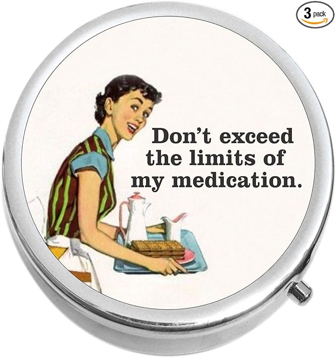 The Limit of My Medication Medicine Pill Box