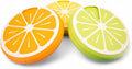 Pill Organizer 7 Day Large Citrus Box – Weekly Pill Organizer for Vitamins & Medicine, Cool Travel Pill Case, Portable 7-Day Pill Box (Yellow)