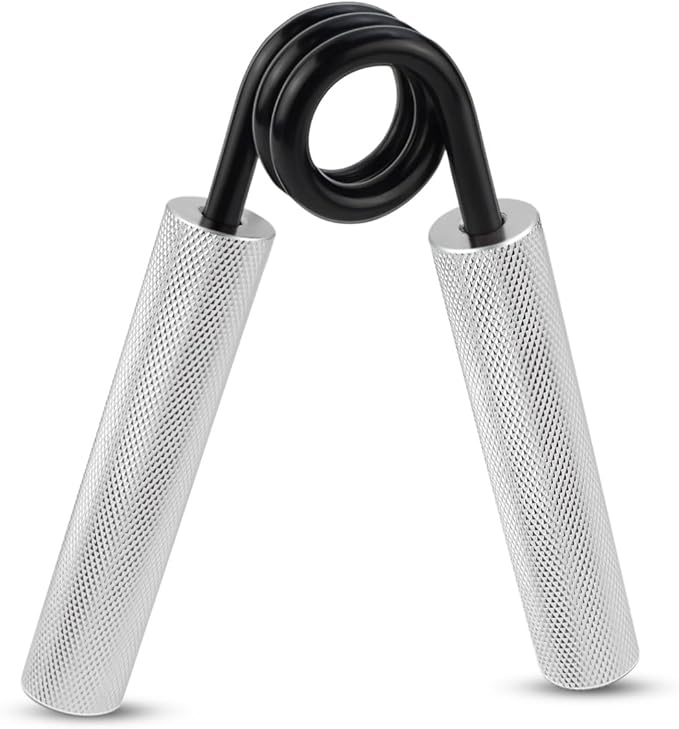 No Slip Heavy-Duty Metal Grip Strength Trainer Forearm Grip for Muscle Building Hand Rehabilitation Home Gym Exerciser Training Recovery Non-slip Hand Gripper Wrist Finger Hand Grip Strengthener