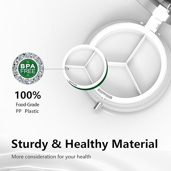 Pill Box-3 Compartment Small Pill Case for Purse & Pocket Mini Metal Pill Holder Travel Pill Container to Hold Supplements Vitamins BPA-Free (Wildflowers)