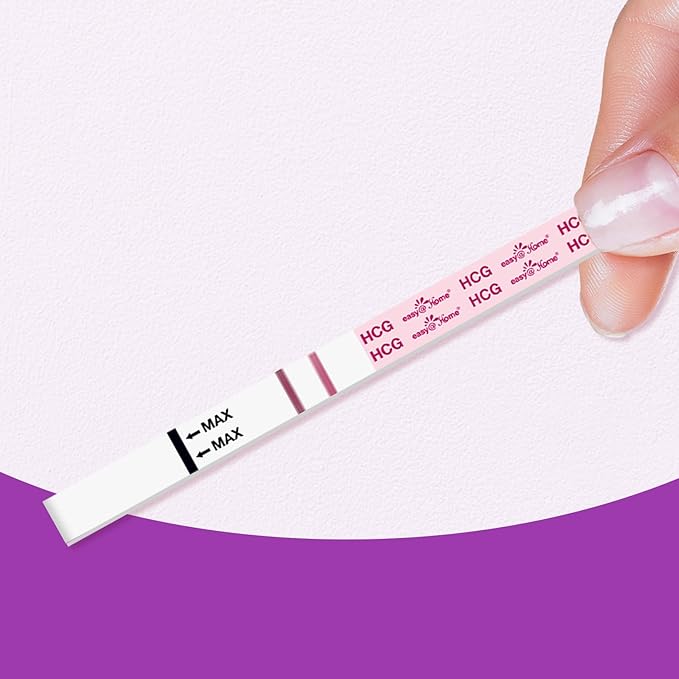 Easy@Home Pregnancy Test Strips: 20 Bulk with Large Urine Cups - Fast Results, At-Home Fertility Testing - Pruebas de Embarazo