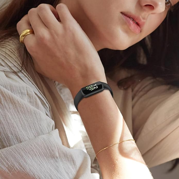 Honecumi Replacement Bands for Fitbit Inspire 3 - Silicone Sport Wristband Strap Bracelets for Women and Men - Colorful Accessories, S/L
