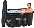 Ice Bath Tub for Adults Fitness People Athletes, Upgrade XL 140 Gal Oval Portable Cold Plunge Tub,Indoor and outdoor gyms for cold water therapy and recovery
