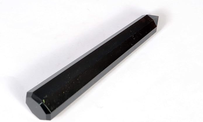 WholesaleGemShop 3 Inch Gemstones Obelisk Tower Jumbo Facet Aura Rock Crystal Natural Polished Earth Wand Spirit