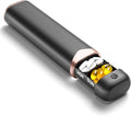 Black&Rose Gold Weekly Pill Organizer - 7 Day, Portable Travel Pill Box for Medicine, Fish Oil, Vitamins