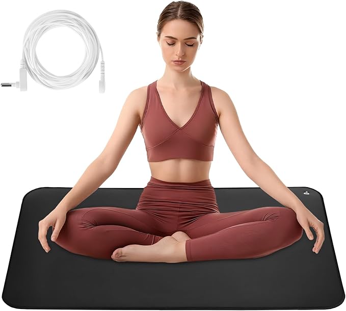 Grounding Mat 35" x 24" – Conductive Grounding Pad for Home Use, Connect to Earth's Natural Surface Indoors