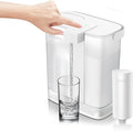 PHILIPS 12 Cup Water Filter Pitcher with Plus Filter - ADD5902, Rechargeable Water Dispenser, Water Purifier Filter for Fridge Door, 1 Plus Filter for 3 Months/60 Gallons, Reduces Lead & 46 impurities
