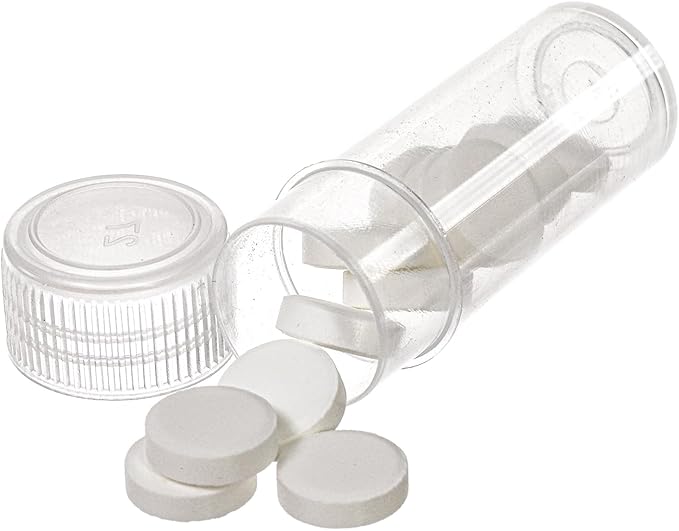 SOUJOY 200 Pieces Small Pill Bottle, 5ml Plastic Sample Bottle, Empty Prescription Medicine Vial Container with Cap, Clear Tiny Travel Tubes for Storage Portable Lab