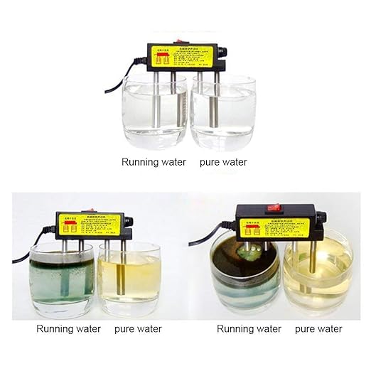 WaterTDS Tester,Electrolyzer Quick Water Quality Testing Electrolysis Iron Bars TDS Tester