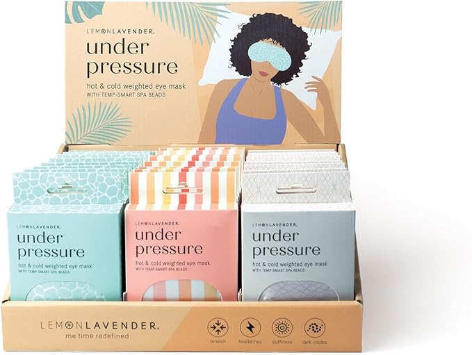 Lemon Lavender Under Pressure Weighted Eye Mask, Assorted