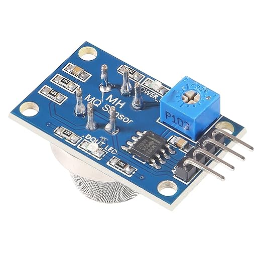 5pcs MQ135 MQ-135 Air Quality Sensor Hazardous Gas Detection Module for Arduino Raspberry Pi ESP8266 MQ135 5V DC (MQ-135)