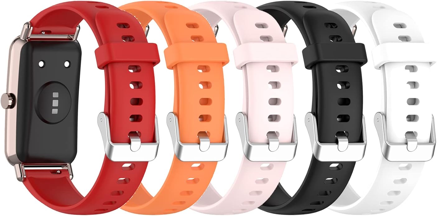 3 Pack Replacement Bands Compatible with HENGTO Fitness Tracker Watch for Kids, Soft Silicone Adjustable Sport Strap Wristband for HENGTO 1.4''/MorePro HM08/FITVII HM08/YOUSOKU H97 Pro/Amzhero D26/HENGTO H39 PLUS Smartwatch for Kids