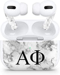 Apple AirPod Pro Skin 3M Custom Vinyl Wraps Decal Sticker Stylish Covers for Protection & Customization for 2019 Model A2190 - Alpha Phi