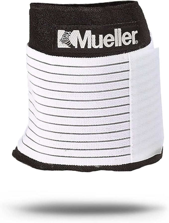 MUELLER Sports Medicine Adjustable & Reusable Cold/Hot Wrap, Ice Pack, Cold & Hot Packs for Injuries and Pain Relief, White/Black