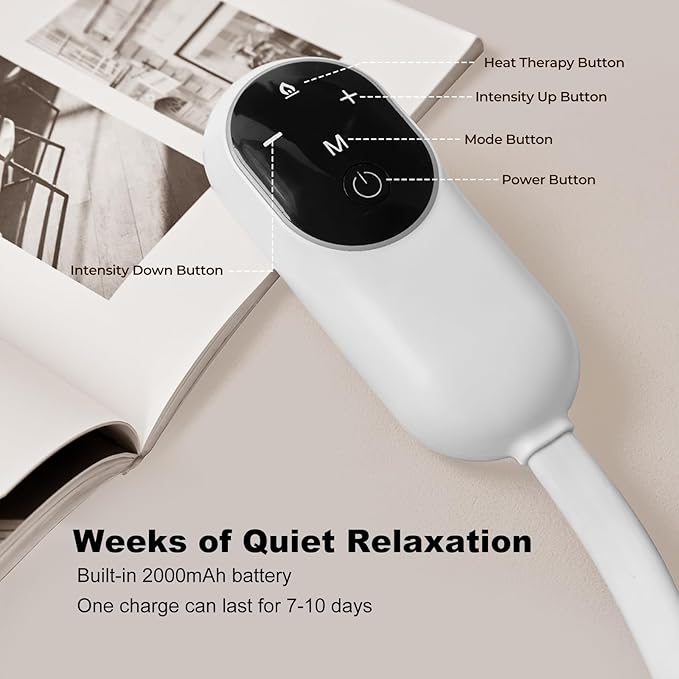 WELLPATH Electric Head Massager for Headaches, Eye Massager with Heat, Rechargeable Head and Eye Massage for Stress Relax, Fatigue, Ideal for Rest & Relaxation, Best Gift for Mom/Dad
