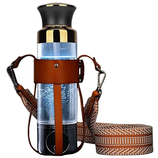 Hydrogen Water Bottle Generator – 6000PPB,Antioxidant Rich,SPE Hydrogen-Oxygen Separation Technology,Japanese Titanium-Platinum Ion Exchange Membrane,Perfect for Yoga,Office, Fitness,Travel & Gifts