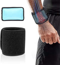 Cold Therapy Gel Pack, Reusable Gel Ice Pack Flexible Cold Compress Pack, Hand Wrist Support Strap Ice Pack for Sports Injuries Recovery and Pain Relief, Arthritis, Wrist Elbow Foot Arch Ankle Sprains