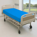 4 Pack Fitted Hospital Bed Sheets - Soft Microfiber Hospital Fitted Sheet - Hospital Bed Fitted Sheets (Turquoise Blue, 36" x 84" x 12")