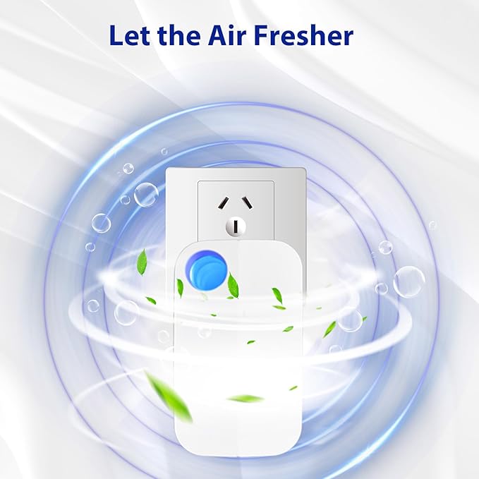 Ion Clear Air purifiers Plug in Air Ionizers for Home Portable and Quiet Ionic Air Purifiers for Bedroom Toilet Office Kitchen and Pets(2)