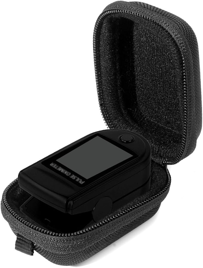 Case for Zacurate Pro 500DL, Childrend: Innovo Deluxe, Santamedical 2. Facelake FL400 t. FL350: Vive Precision Spo2 Accumed cms-50dl, 50D1, Healthtree (Black)