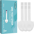 UTI Test Strips, Urinary Tract Infection Testing Kit, Home Rapid Detection for Leukocytes and Nitrite, at Home UTI Testing, Clean Grip Handle, UTI Test Kit Individually Wrapped, 3 Strips