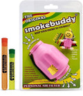 100% Authentic Smoke Buddy Bundled with Two Exclusive Destroyer Plastics Odor Proof Tubes One Large One Small (Smoke Buddy Original, Pink)