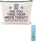 Small Travel Medicine Bag Carrier Cancer Patient Gifts for Women Hospital Gifts for Patients Medication Supplies Bag Pharmacy Technician Gift Bags Medical Doctor Nurse Pharmacist Birthday Present Idea