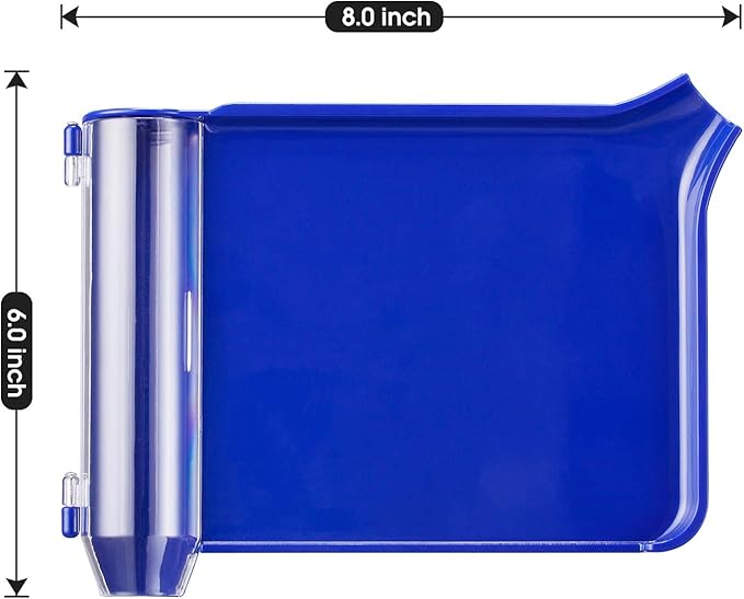 Medarchitect Right Hand Pill Counting Tray with Spatula (Blue - L Shape)