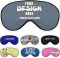 Custom Eye Masks for Sleeping Men Women Kids, Customized Blackout Eye Covers, Personalized Night Blindfolds for Adult Children,#SlateGray