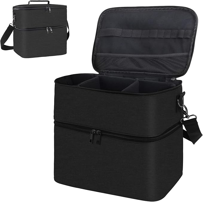 Pill Bottle Organizer Medicine Bag Medication Storage Organization Medicine Travel Carrying Case Home Health Aid Bags with Shoulder Strap （Bag Only）