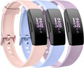 3 Pack Replacement Bands Compatible for Fitbit Inspire HR/Fitbit Inspire/Fitbit Ace 2/Fitbit Inspire 2, Adjustable Accessory Soft Silicone Sport Wristband for Women Men